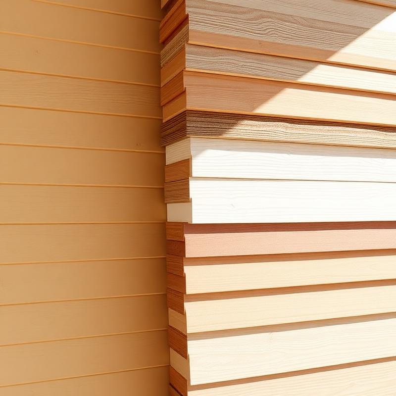 Siding — material samples